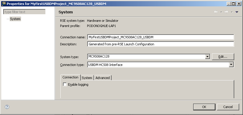 USBDM: Codewarrior - Eclipse V10.x